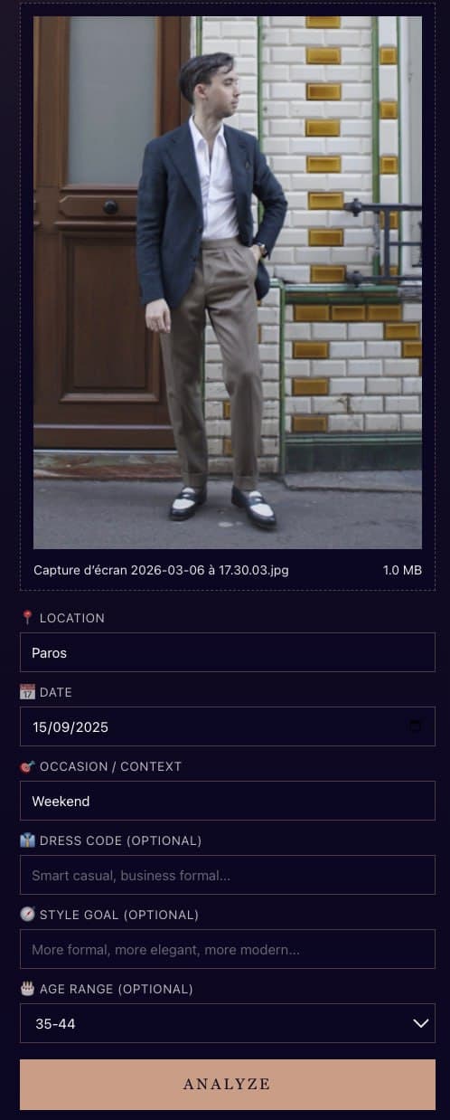 Input photo